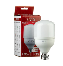 Світлодіодна лампа SIVIO Е27 Т100 30W 6000K 