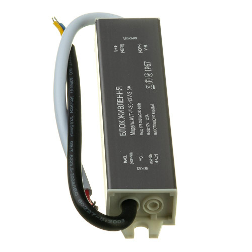 Led блок живлення 12V (герметичний) 2.5А 30Вт AVT ( 1019871 )