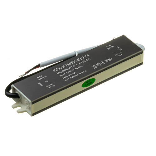 Led блок питания 12V (герметичный) 5А 60Вт AVT ( 1019874 )