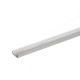 LED профиль накладной ЛП не анодированный (15х6мм) 2м с рассеивателем в комплекте ( 1019989 )