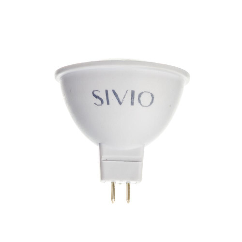 LED лампа GU5.3 MR16 7W белая теплая 3000К SIVIO ( 1020858 )