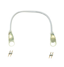 Двосторонній конектор для круглого неону AVT 220V 2835-120 з проводом